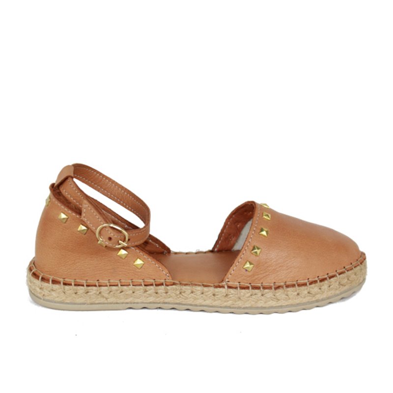 ALPARGATA YUTE CON INCRUSTACIONES PIRAMIDES