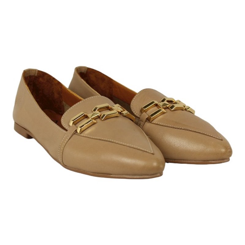 mocasin con eslabon metal y piso topflex