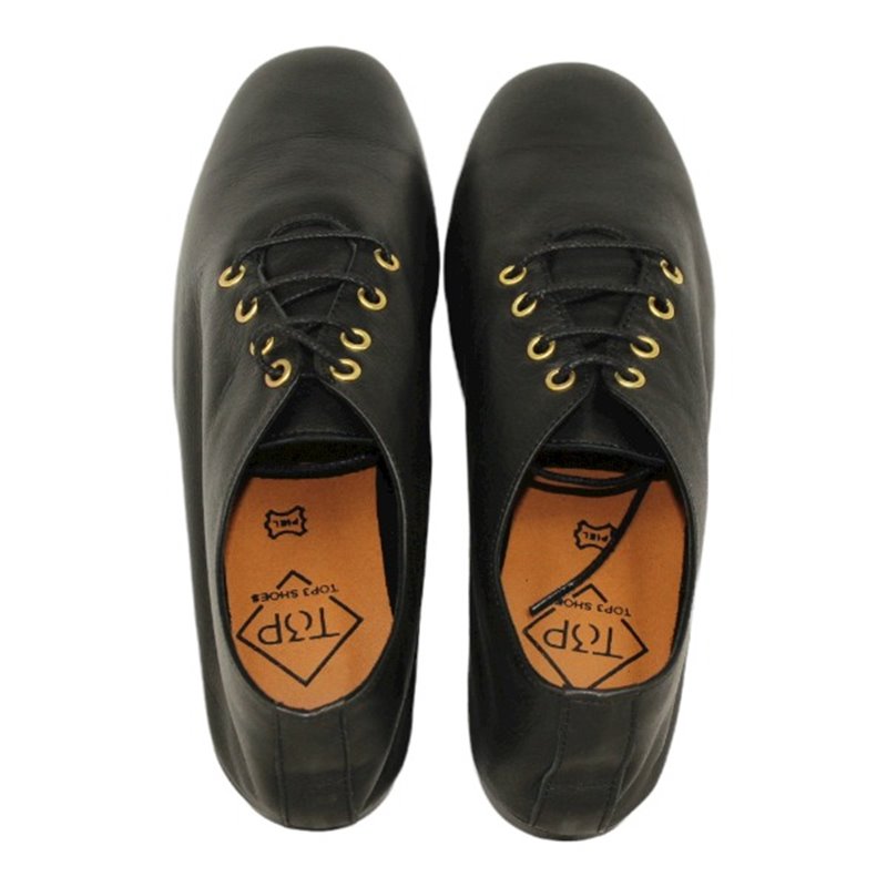 zapato plano cordon con piso topflex