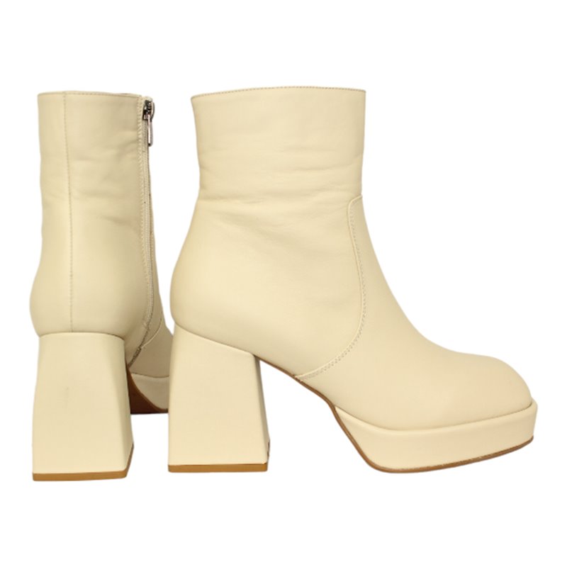 Botin de cremallera de plataforma