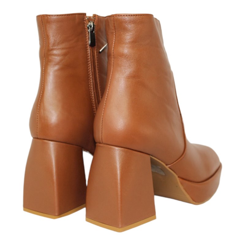 Botin de cremallera de plataforma