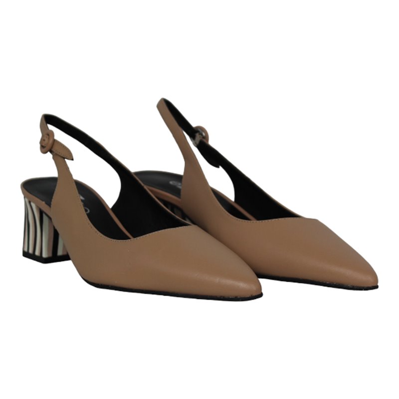 salon abierto con tacon de 4,5 cm forrado fantasia fabricado en españa