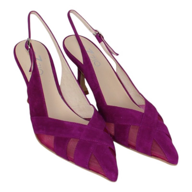 salon abierto piel ante con rejilla y piezas circulos