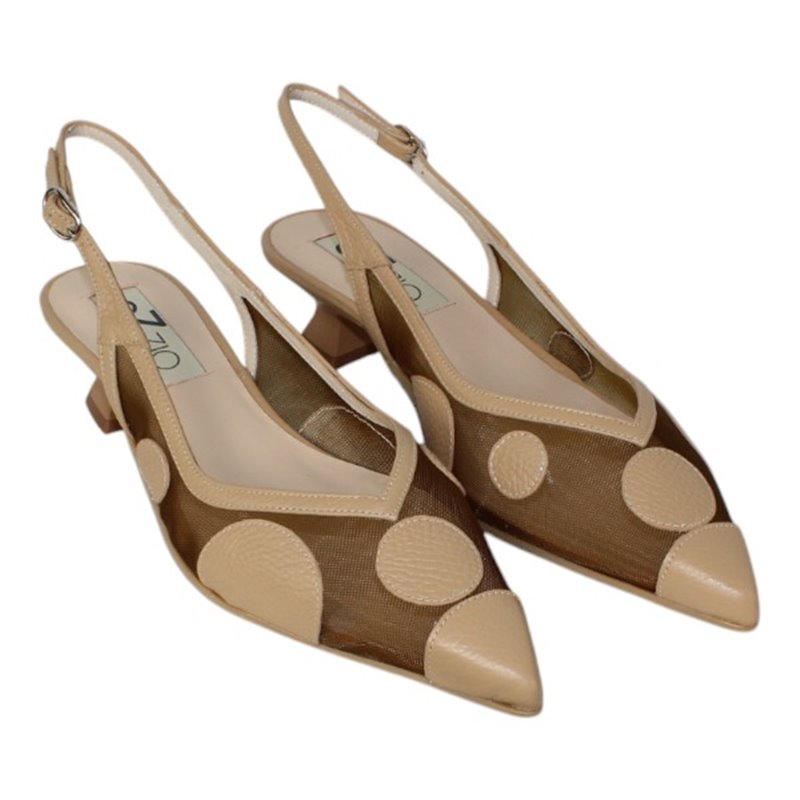 Ezzio salon rejila con circulos piel