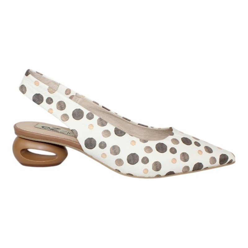 salon abierto piel fantasia con tacon geometrico