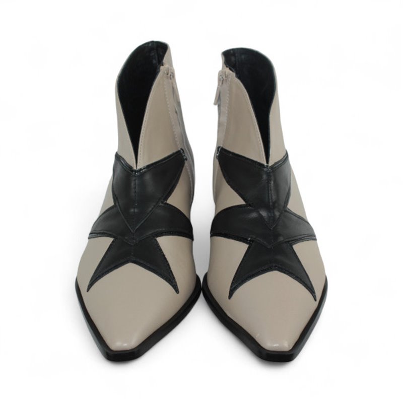 botin con piez estrella