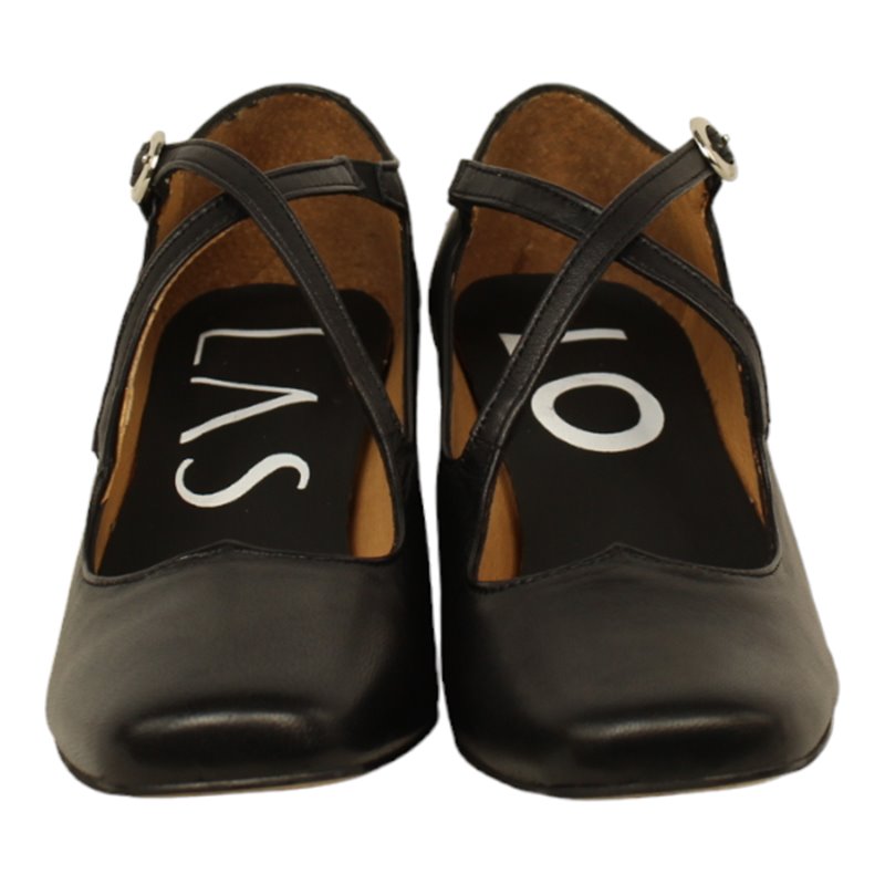 zapato tacon 7 cm con pulsera cruzada