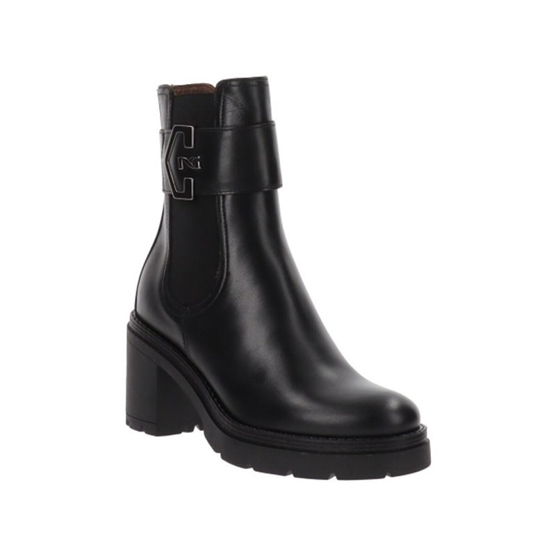 NeroGiardini botin chelsea tacon 4 cm piso bloque made in italy
