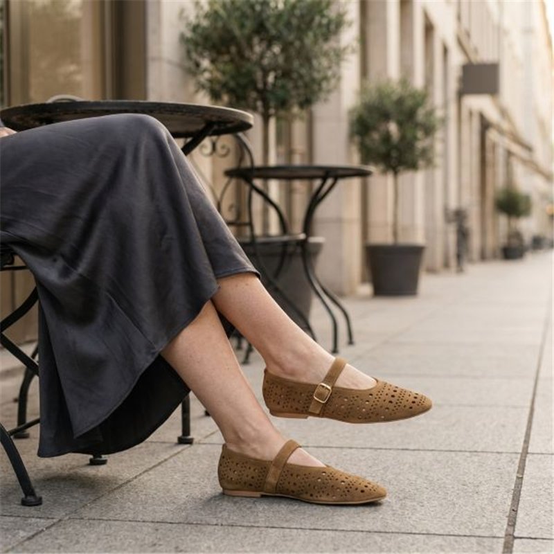 Top3 bailarina pulsera con calados