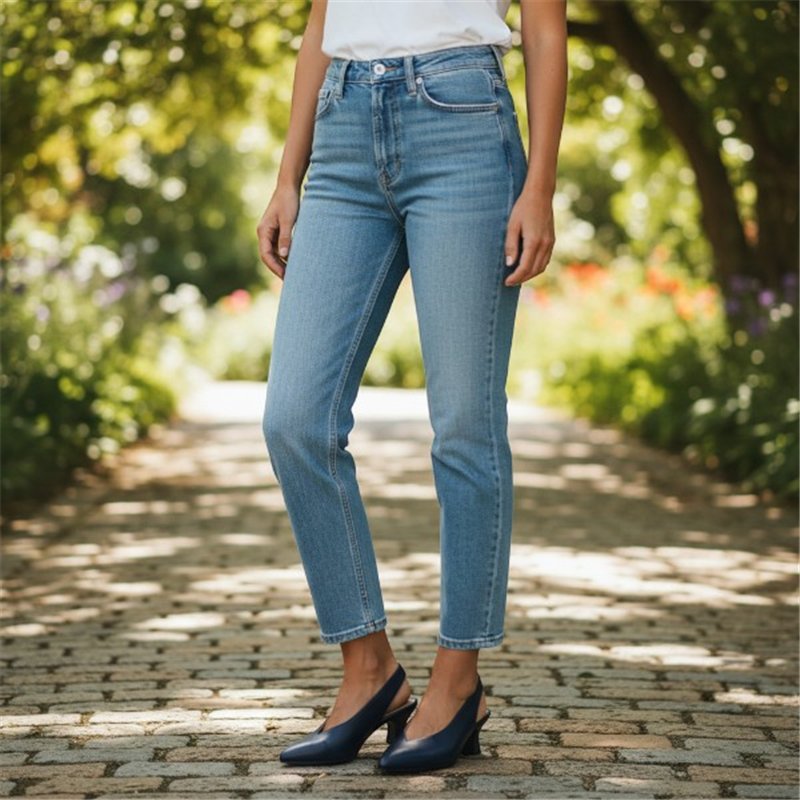 Pitillos destalonado azul