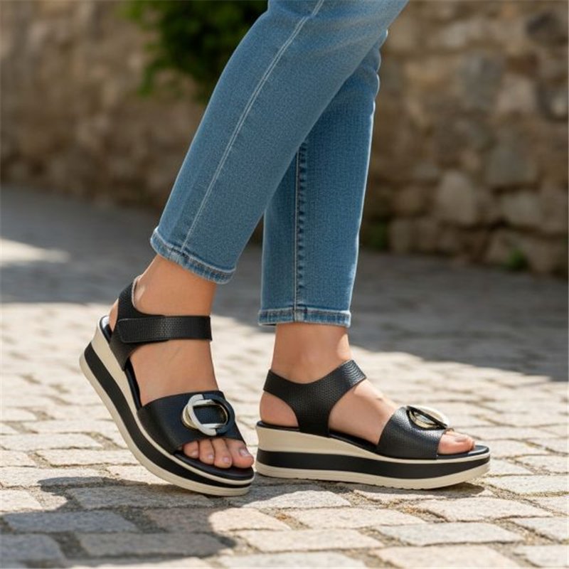 Lolas sanadalia cuña adorno bicolor