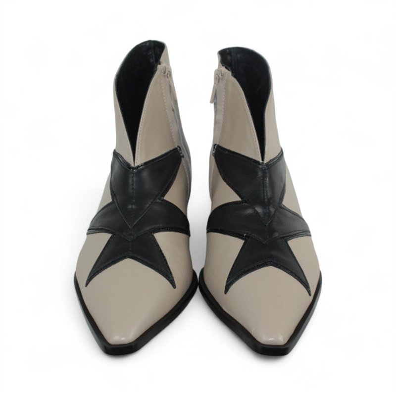 botin con piez estrella