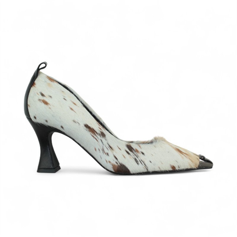 salon tacon 7 cm piel print animal