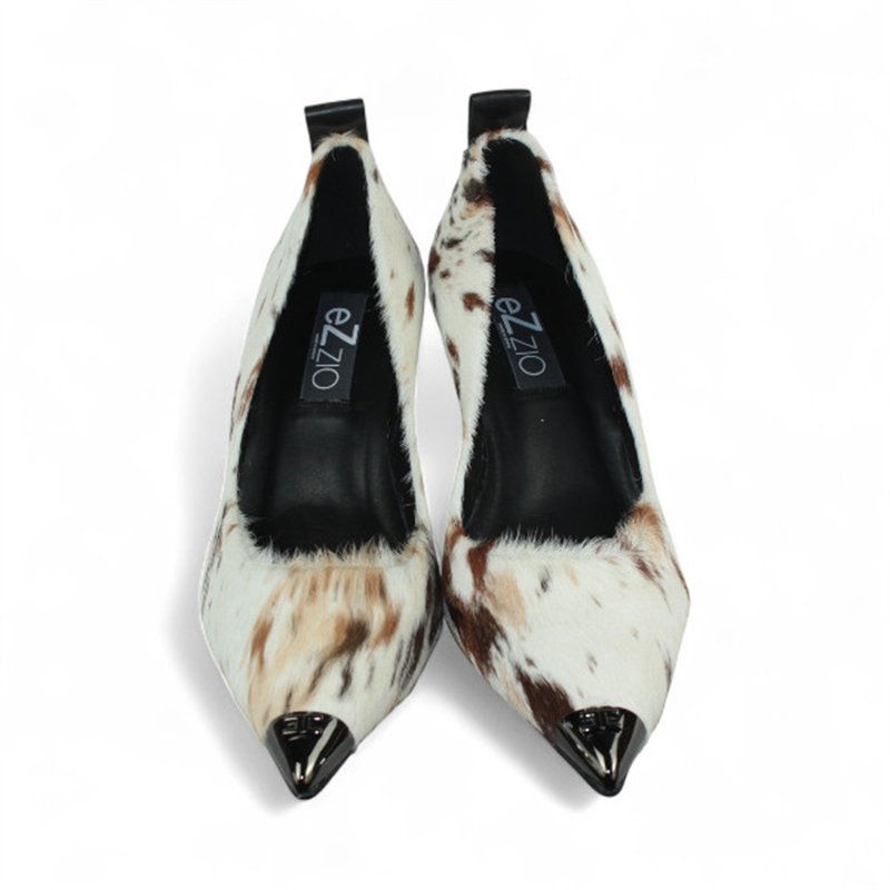 salon tacon 7 cm piel print animal