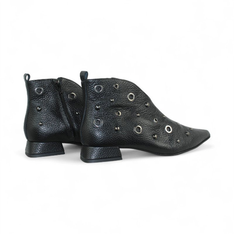 botin tacon 4cm con ojetes incrustados