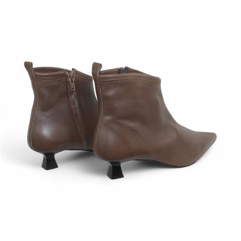 botin corte irregular tacon 6cm
