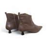 botin corte irregular tacon 6cm