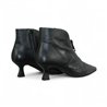 botin con cremallera central tacon 7