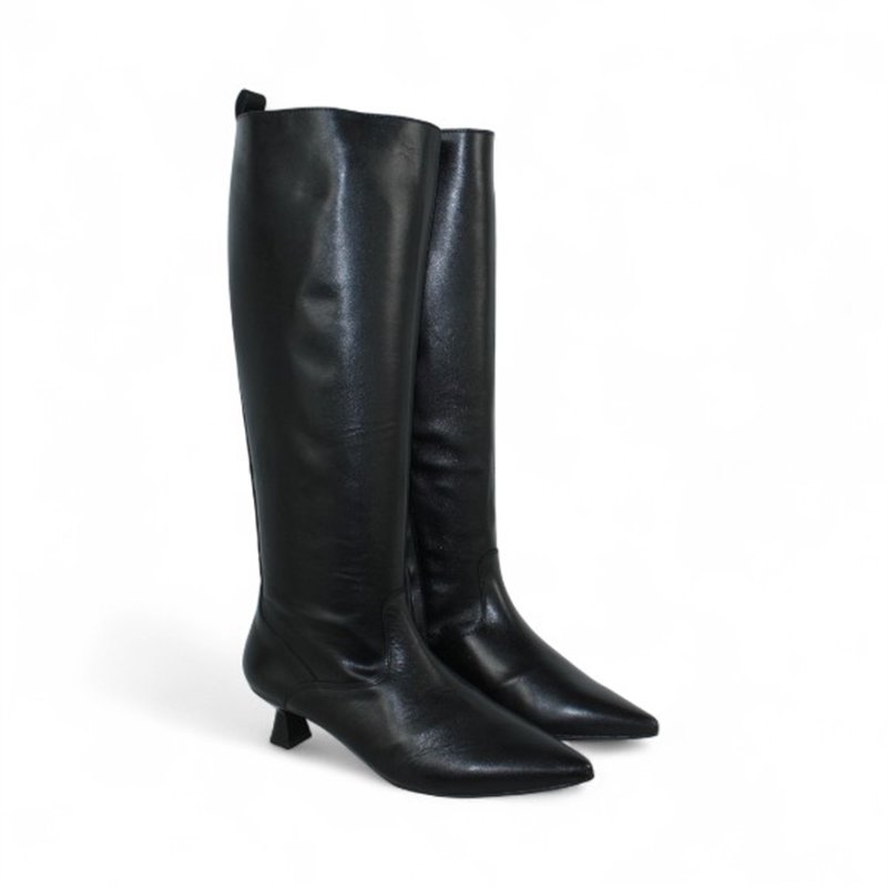 bota con tacon fino 5 cm modelo botak