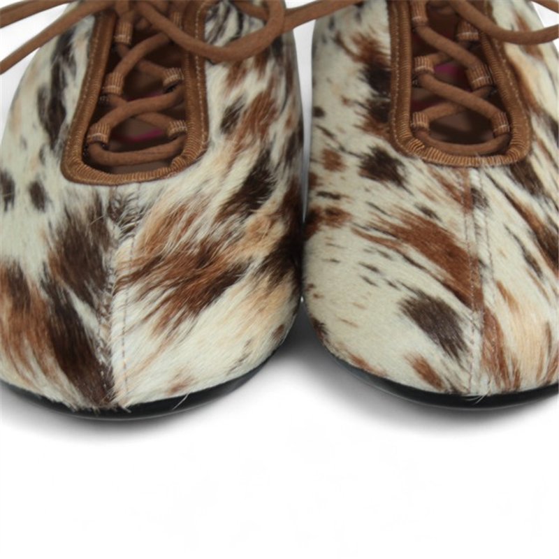 horma sesgada con piel print