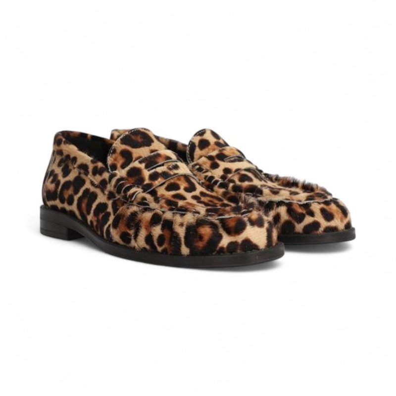 mocasin piel print leo linea oxford
