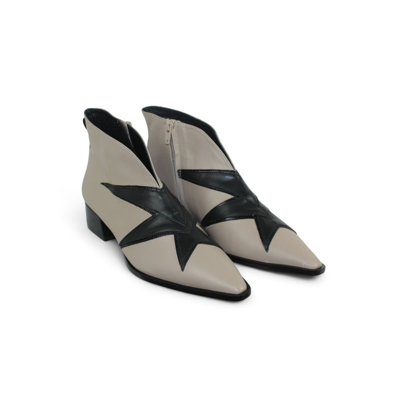 botin con piez estrella