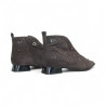 botin piel velour tacon 4 cm con ojetes metal