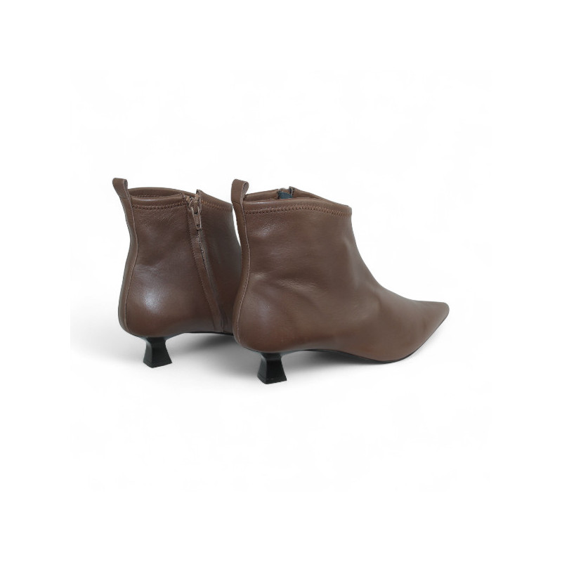 botin corte irregular tacon 6cm