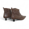 botin corte irregular tacon 6cm
