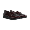 mocasin piso goma con aplique piel charol