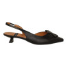zapato abierto lateral con lazo