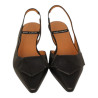 zapato abierto lateral con lazo